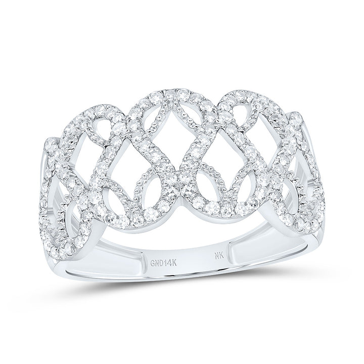 3/8CTW-NAT DIA NK FASHION RING Daisy Joyeria
