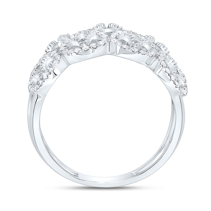 3/8CTW-NAT DIA NK FASHION RING Daisy Joyeria