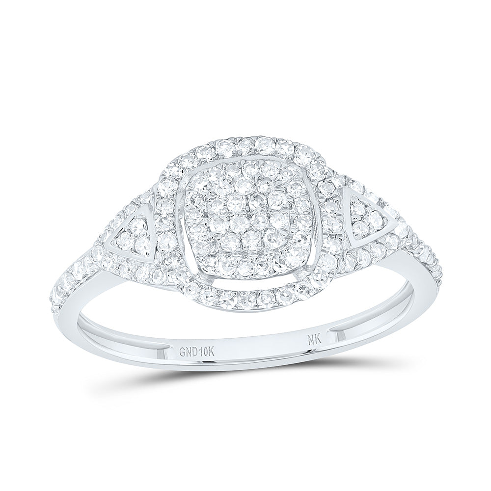 1/3CTW-NAT DIA NK FASHION RING Daisy Joyeria