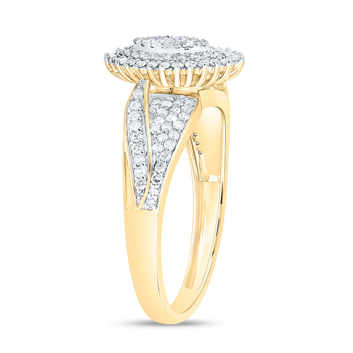 1/2CTW-NAT DIA NK FASHION MARQUISE RING Daisy Joyeria