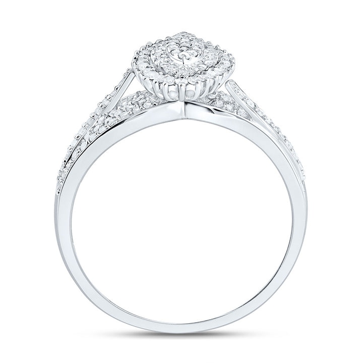 1/2CTW-NAT DIA NK FASHION MARQUISE RING Daisy Joyeria