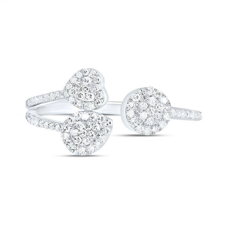 1/3CTW-NAT DIA NK FASHION RING Daisy Joyeria