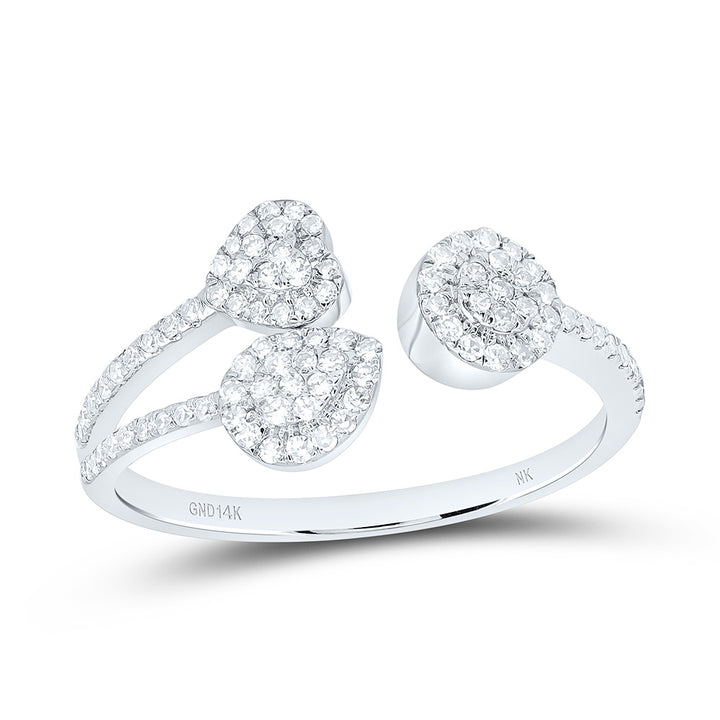 1/3CTW-NAT DIA NK FASHION RING Daisy Joyeria