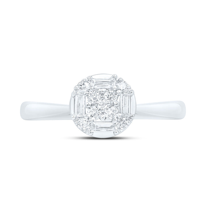 1/4CTW-NAT DIA ANA M FASHION ROUND RING Daisy Joyeria
