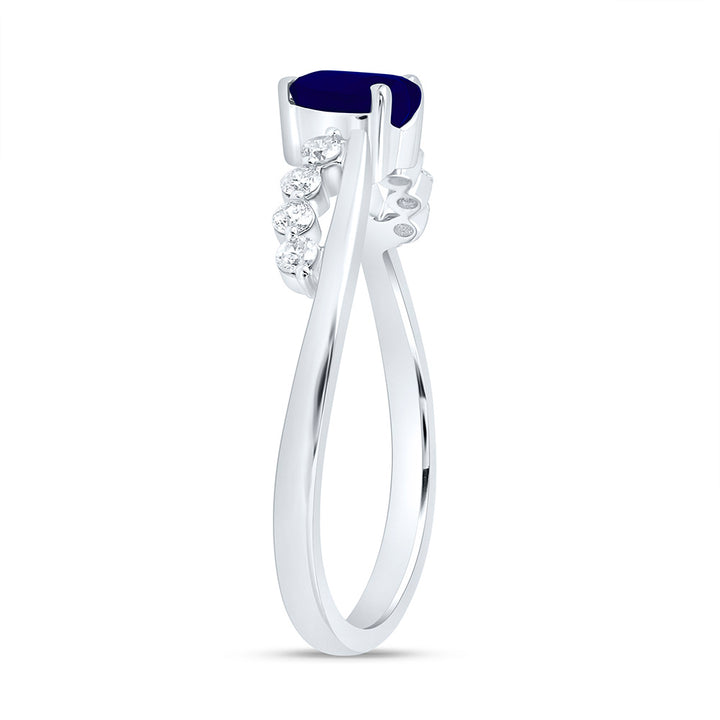 1/8CTW-NAT DIA ANA M 5MM-HT-BS NAT GEM HEART RING Daisy Joyeria