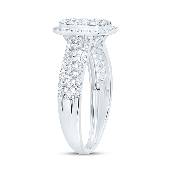3/4CTW-NAT DIA NK FASHION RING Daisy Joyeria