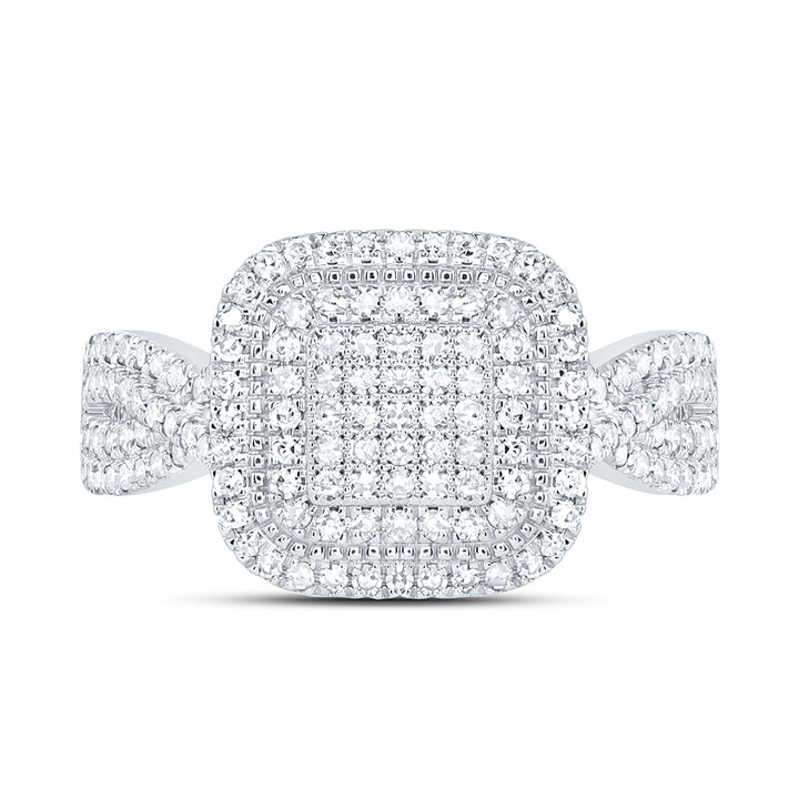 5/8CTW-NAT DIA NK FASHION CUSHION RING Daisy Joyeria