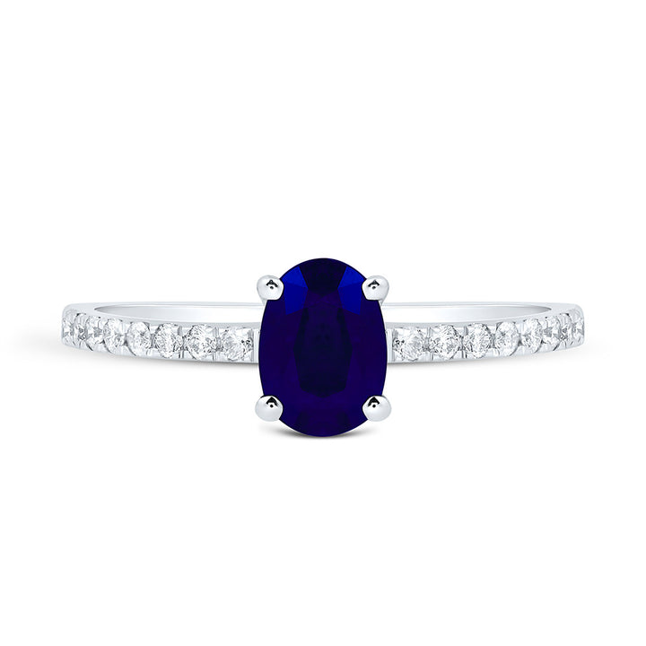 1/5CTW-NAT DIA CN  7X5MM OV-BS NAT GEM OVAL RING Daisy Joyeria