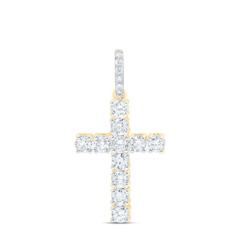 1/2CTW-NAT DIA ANA M FASHION CROSS PENDANT Daisy Joyeria