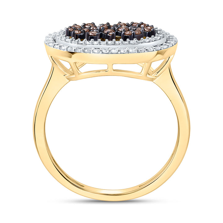 3/8CTW-NAT DIA P1 GIFT COGNAC NATURAL RING Daisy Joyeria