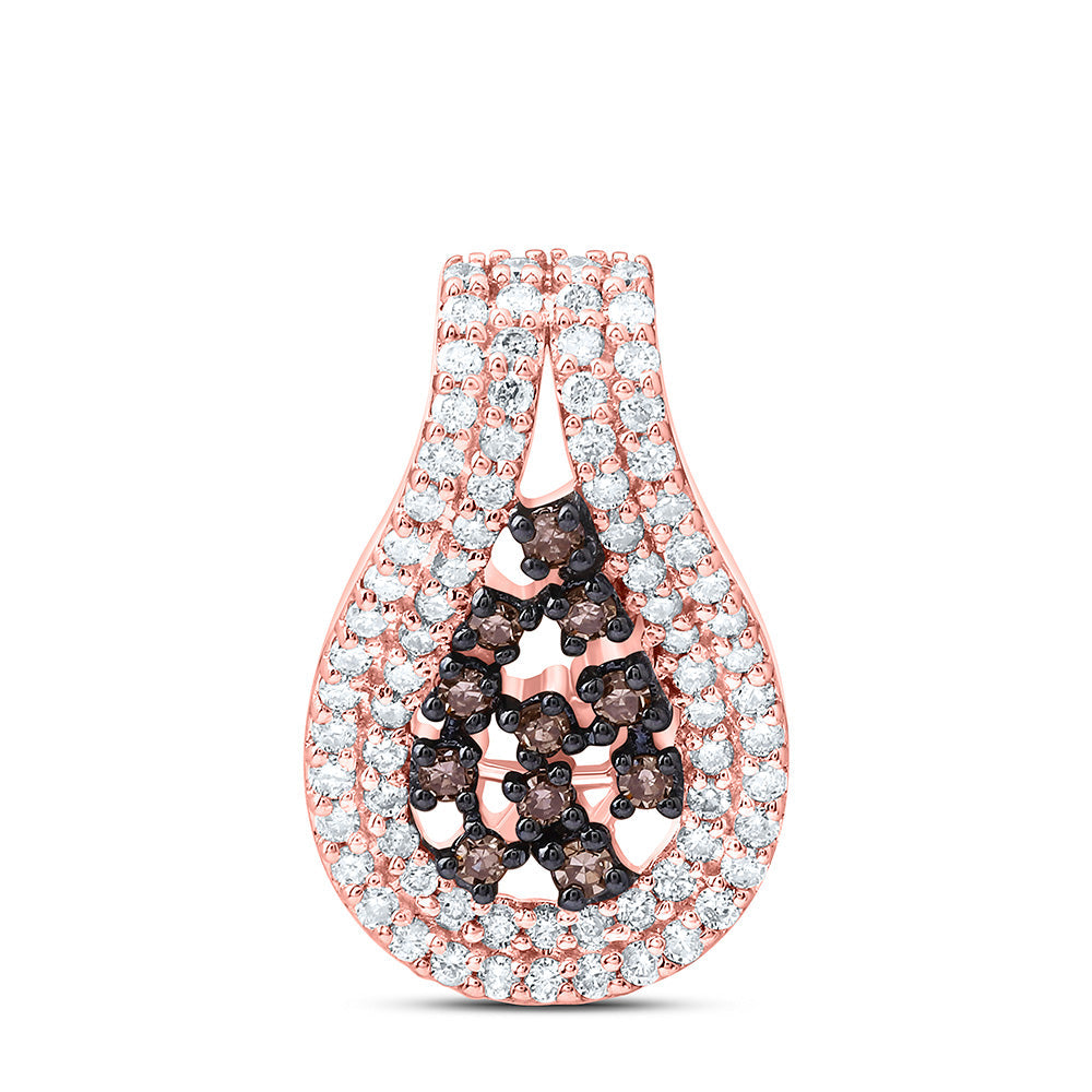 1/4CTW-NAT DIA CN FASHION COGNAC NATURAL PENDANT Daisy Joyeria