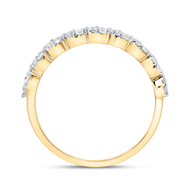 3/8CTW-NAT DIA ANA M FASHION PEAR RING Daisy Joyeria