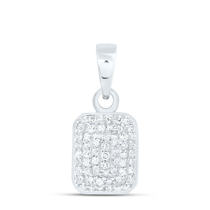 1/6CTW-NAT DIA NK FASHION EMERALD PENDANT Daisy Joyeria