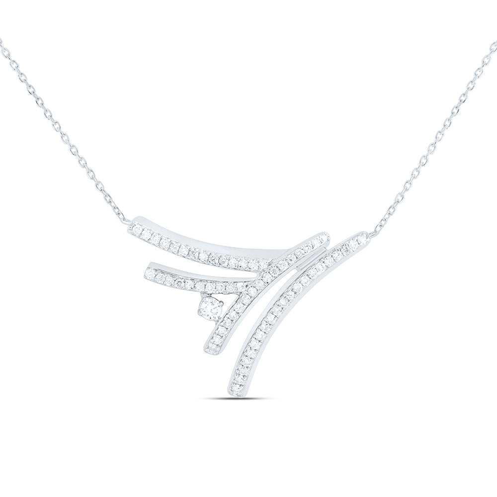 1/4CTW-NAT DIA ANA M FASHION NECKLACE (18 INCH) Daisy Joyeria