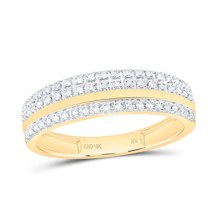 1/4CTW-NAT DIA NK GIFT MENS BAND Daisy Joyeria