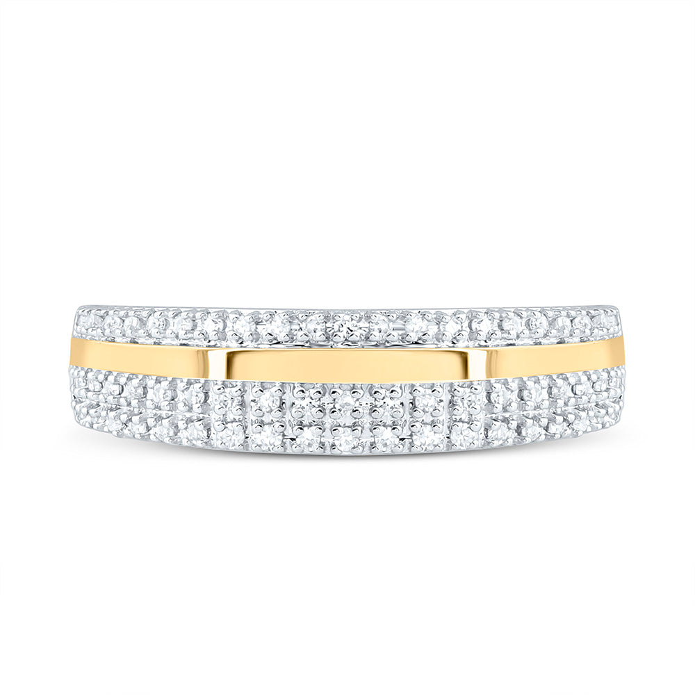 1/4CTW-NAT DIA NK GIFT MENS BAND Daisy Joyeria
