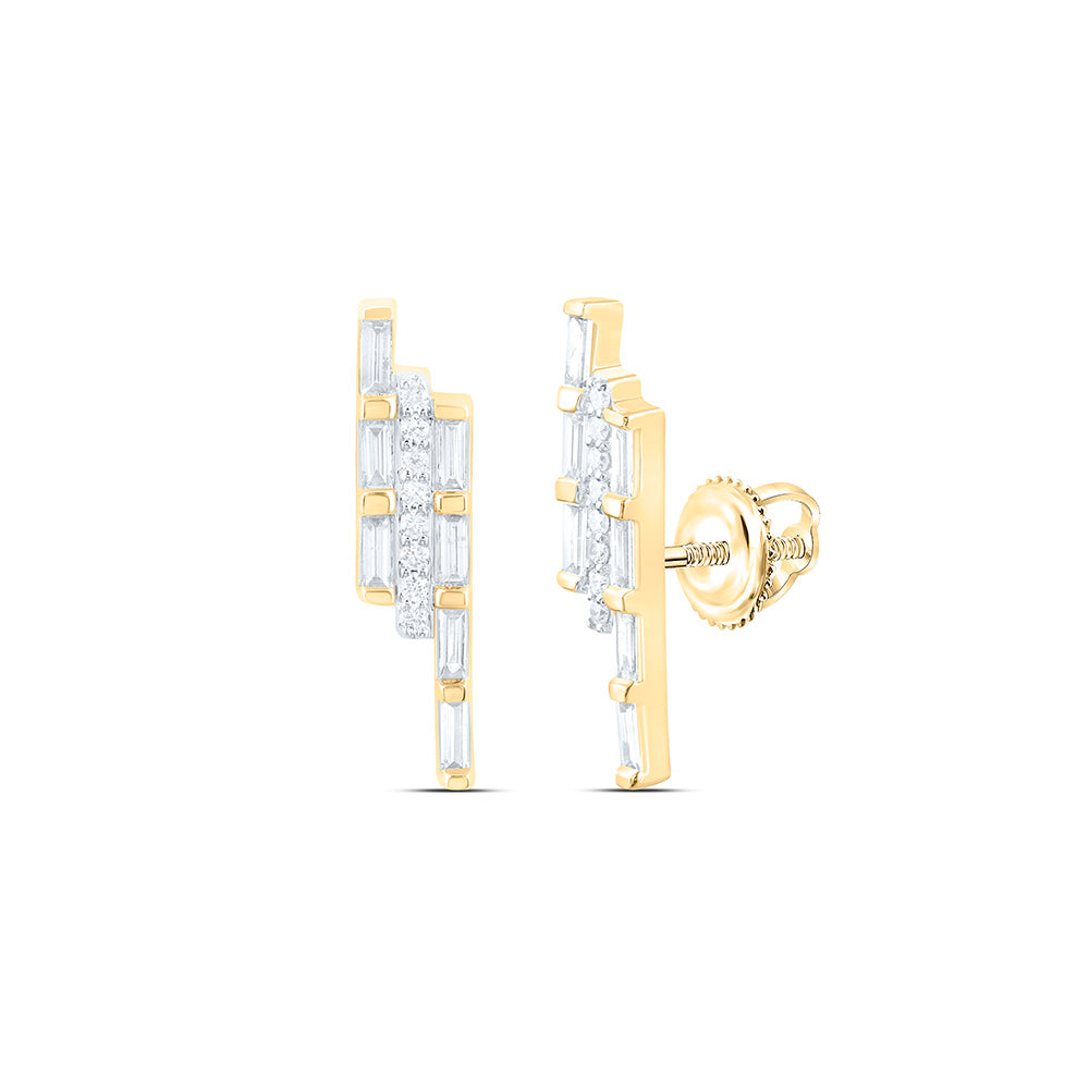 3/8CTW-NAT DIA ANA M FASHION EARRING Daisy Joyeria