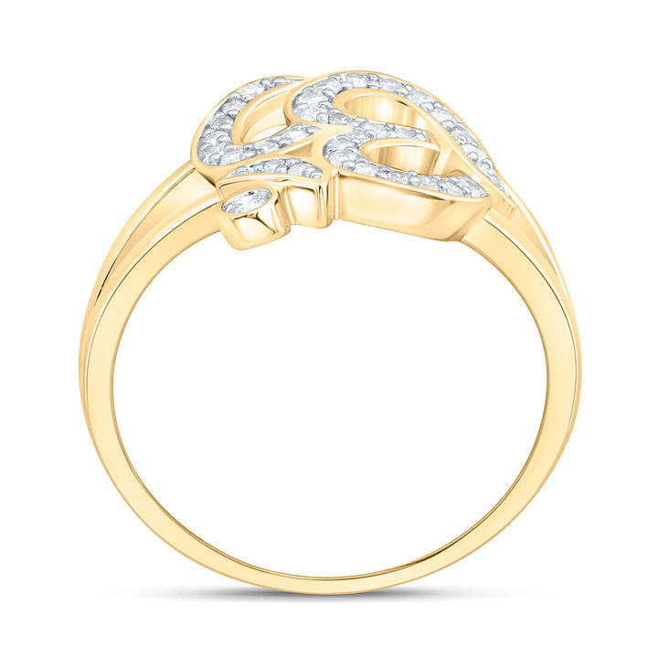 1/4CTW-NAT DIA NK OM FASHION RING Daisy Joyeria
