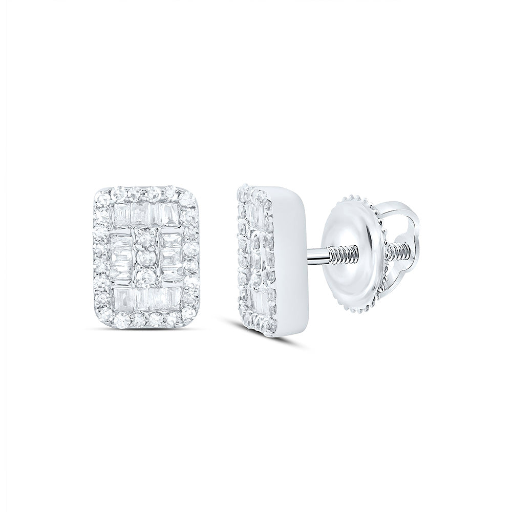 1/3CTW-NAT DIA NK FASHION EMERALD EARRING Daisy Joyeria