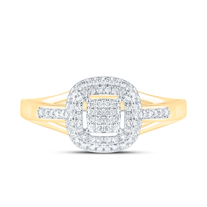 1/6CTW-NAT DIA P1 GIFT CUSHION RING Daisy Joyeria