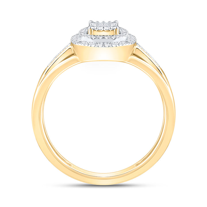 1/6CTW-NAT DIA P1 GIFT CUSHION RING Daisy Joyeria