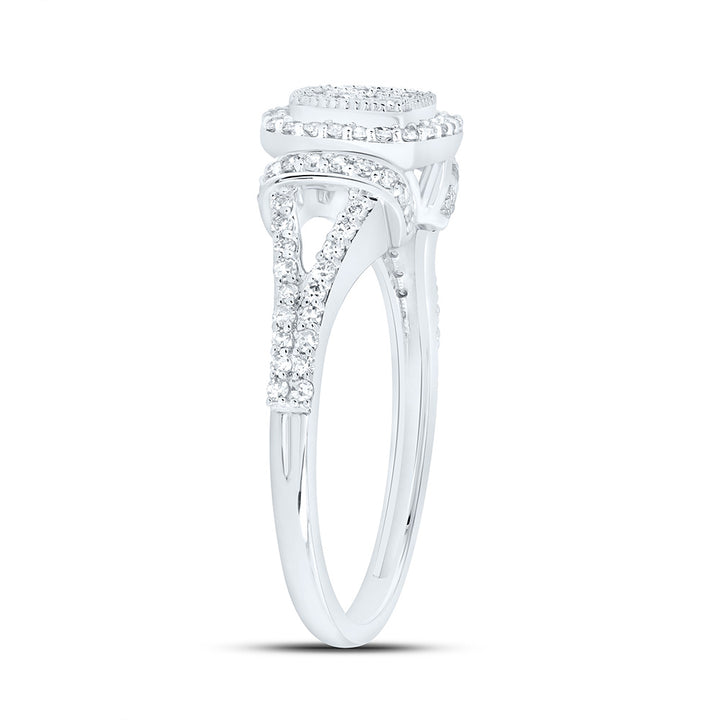 3/8CTW-NAT DIA NK FASHION CUSHION RING Daisy Joyeria