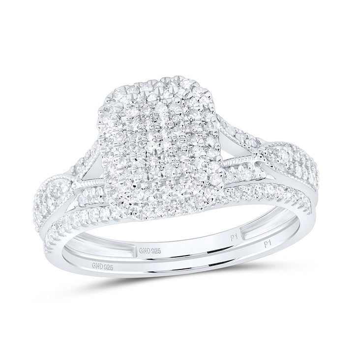 5/8CTW-NAT DIA P1 GIFT EMERALD BRIDAL SET Daisy Joyeria