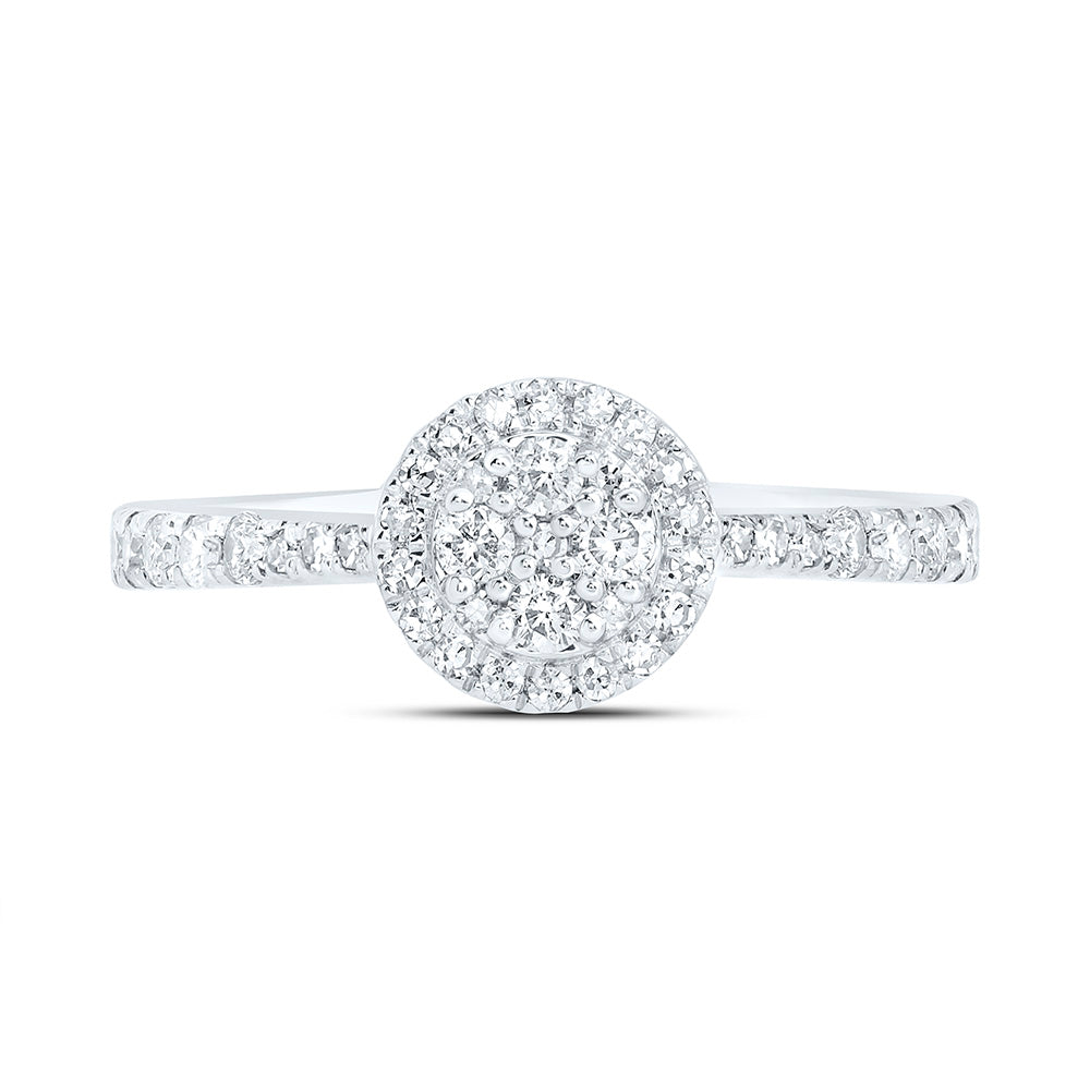 1/3CTW-NAT DIA NK FASHION ROUND RING Daisy Joyeria