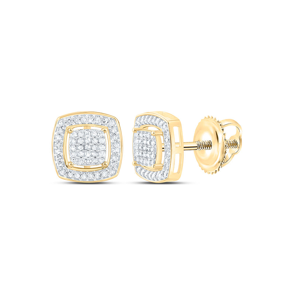 1/5CTW-NAT DIA P1 GIFT CUSHION EARRING Daisy Joyeria