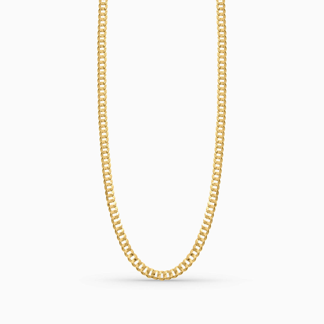 Cadena Corte Brillo 6mm en 10k Daisy Joyeria