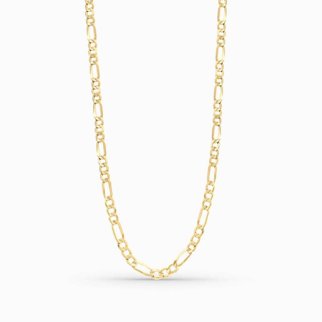 Cadena Figaro Italiana de Estilo Clásico 10k Daisy Joyeria