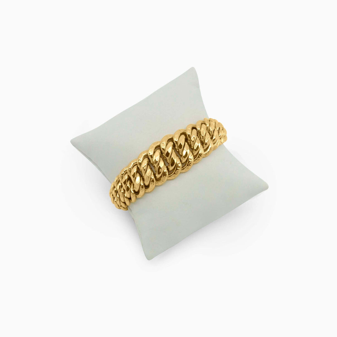 Pulsera de Oro Corte Princesa en 10k Daisy Joyeria