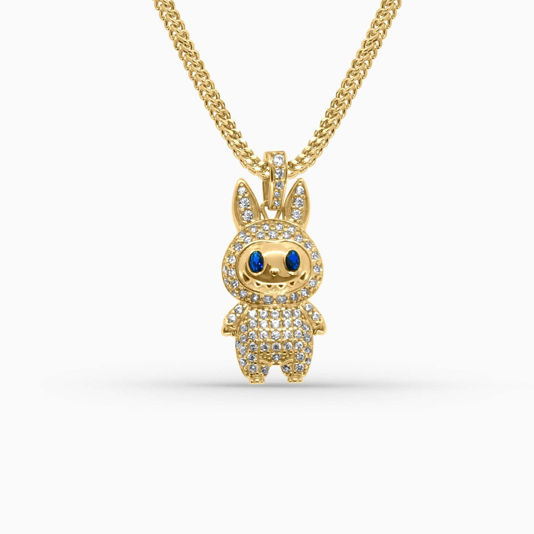 Conejito Brillante 'Labubu' de Oro 14K Daisy Joyeria