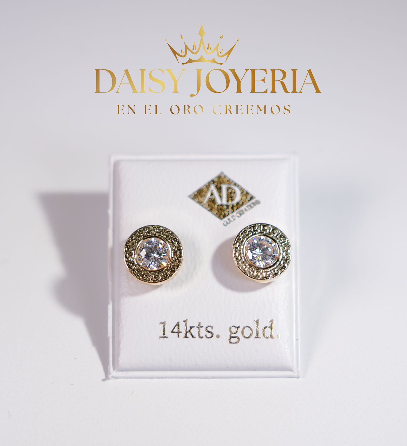 Dormilona con piedra 14k