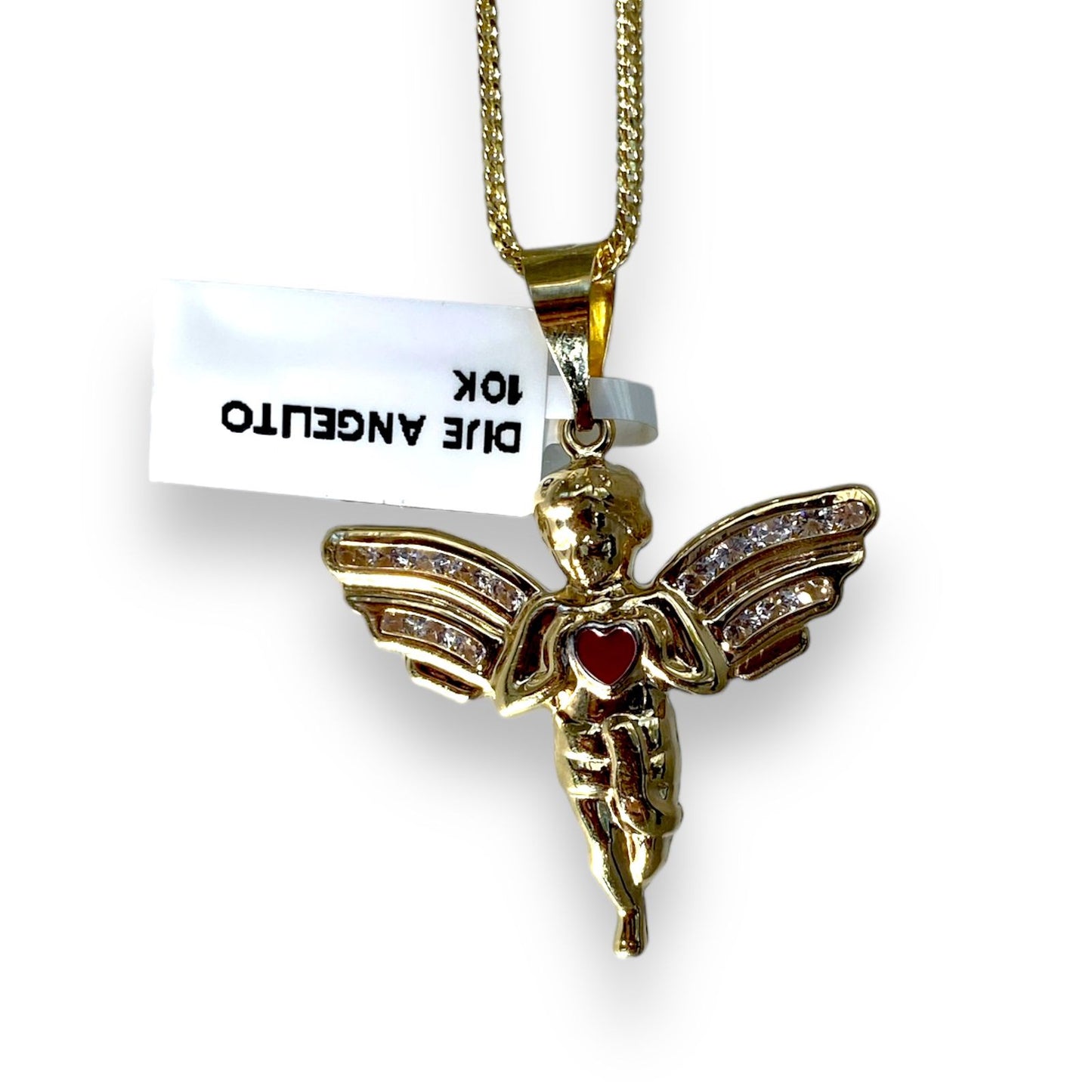 ANGEL CHARM VARIOUS COLORS 10K