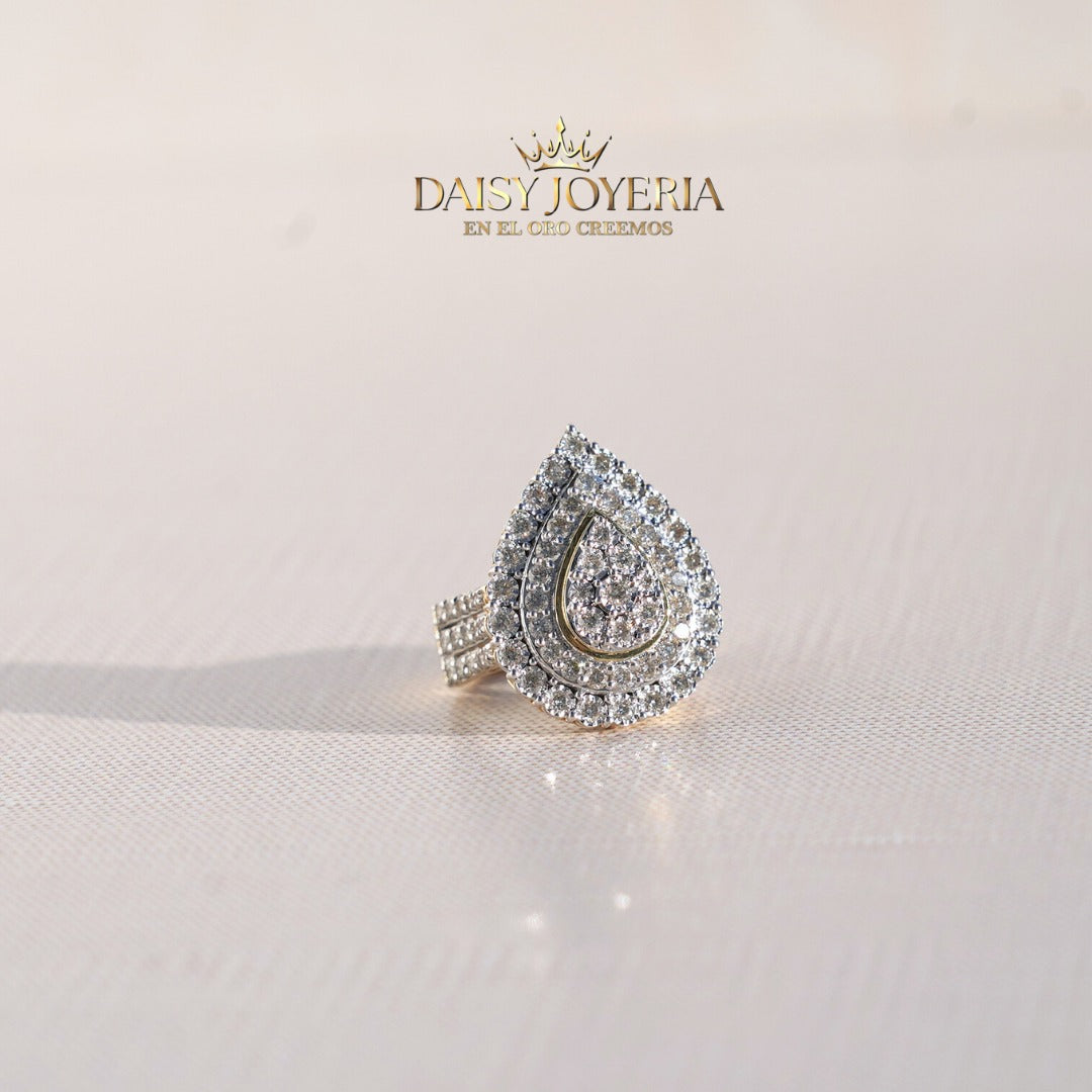 Anillo de bodas, diamante de 14K